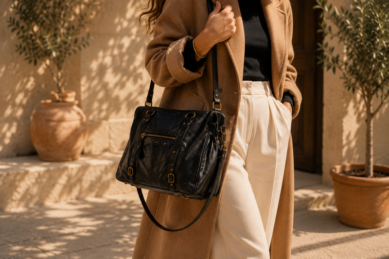 Sac Bandoulière Femme en Cuir Italien | AmorediBorsa