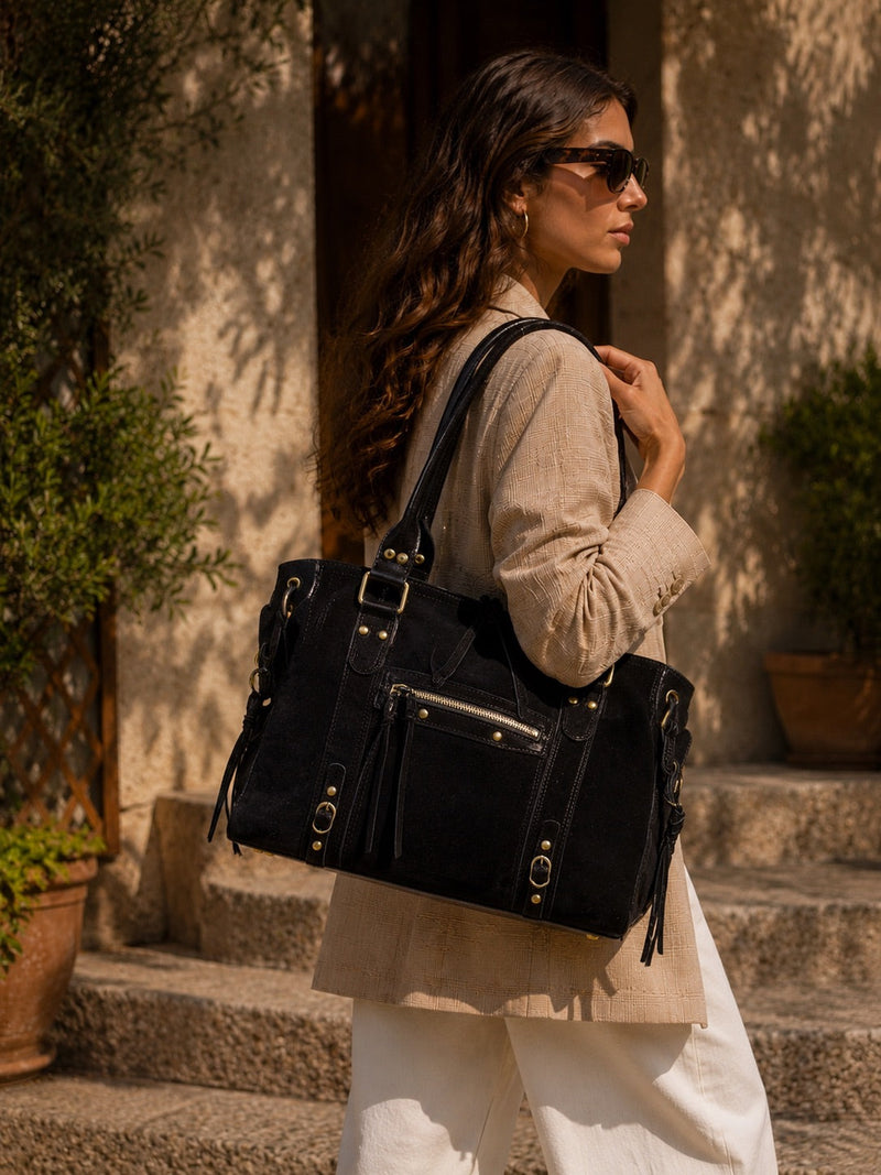 Sac femme format A4 en cuir italien – Amore di Borsa