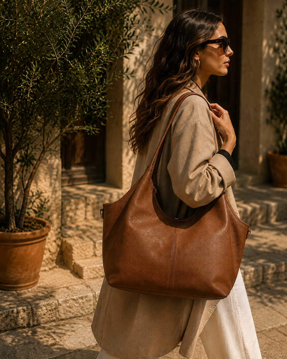 Grands Sacs Femme Grande Capacité en Cuir Italien | AmorediBorsa