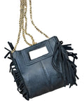 Sac bandoulière femme Isabella en cuir grainé - Amorediborsa