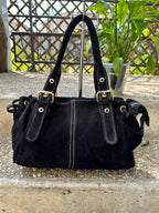     Sac Giulia cuir suédé vue arrière