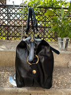     Sac Chiara cuir irisé vue de profil