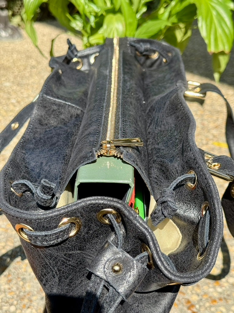 Giulia Cuir Brossé XL