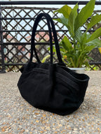     Sac Bianca en cuir suédé vue trois quarts