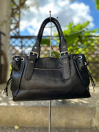     Sac Giulia cuir grainé vue avant