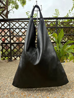     Sac Ginevra en cuir grainé vue de face