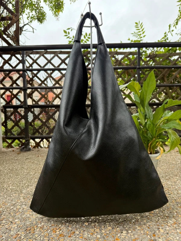     Sac Ginevra en cuir grainé vue de face