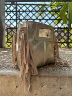 Isabella Mini Cuir Irisé