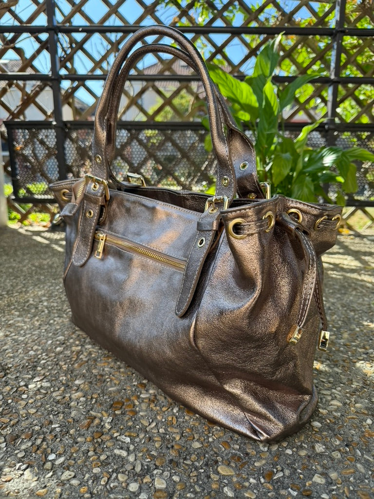 Giulia Cuir Irisé XL