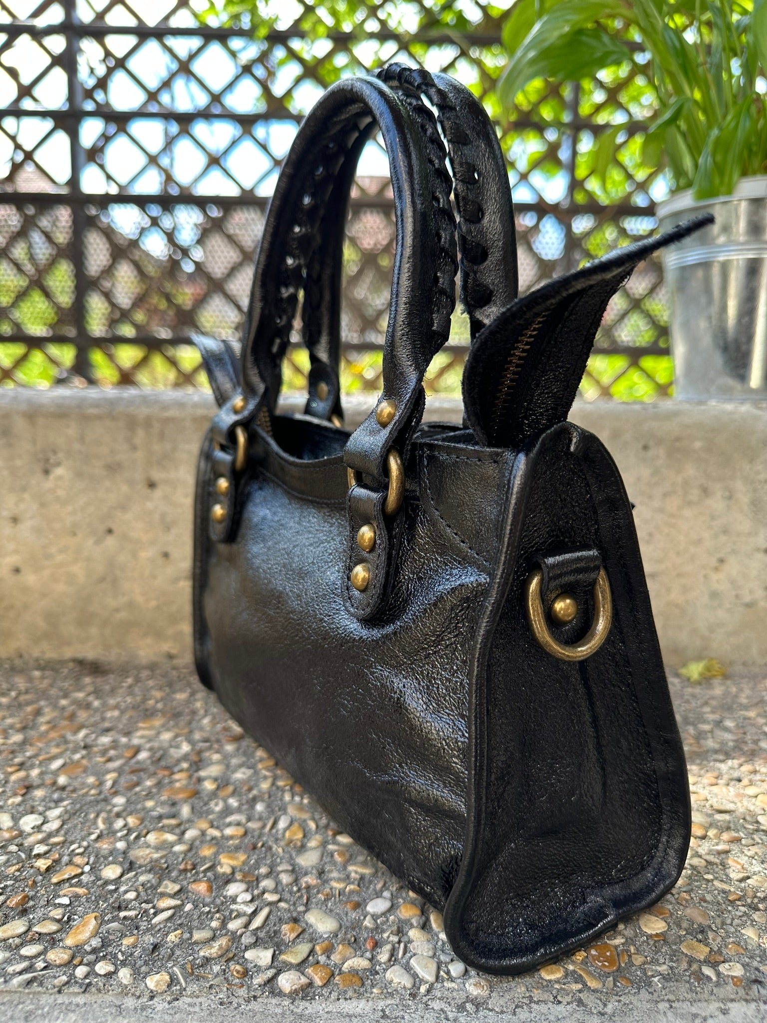 Adele Mini Cuir Irisé S