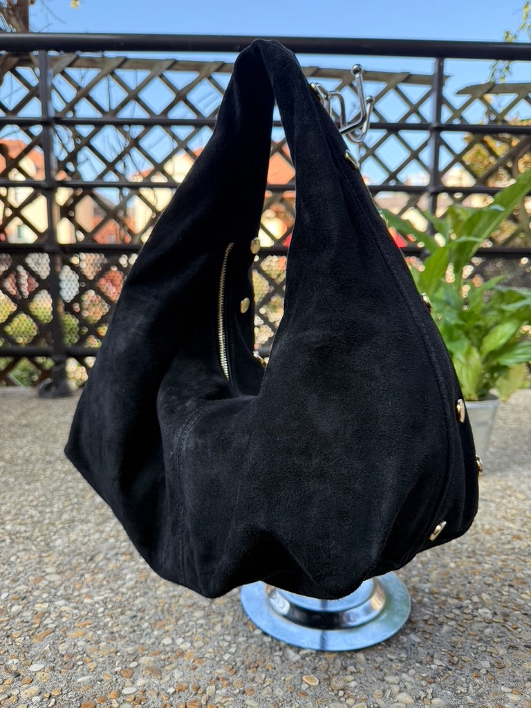 Giada Cuir Suédé Clouté