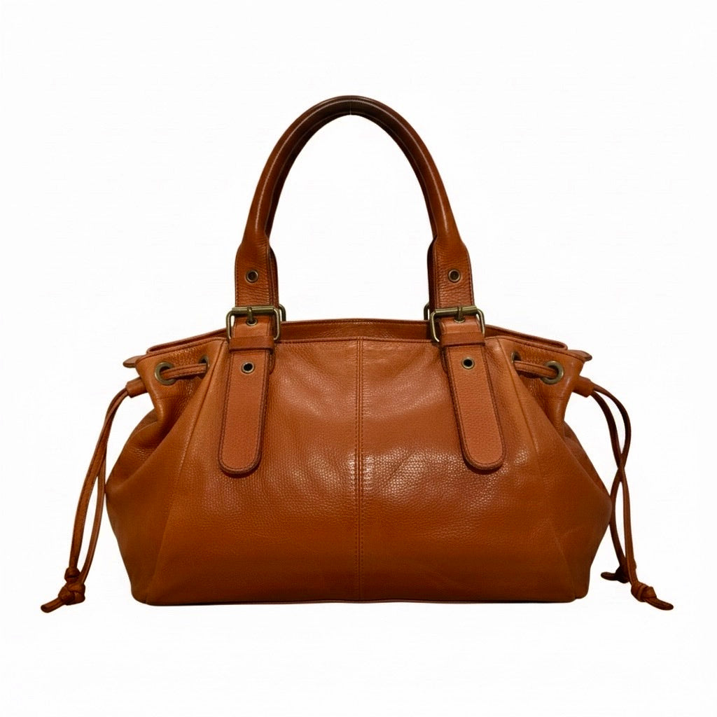     Sac Giulia cuir délavé vue avant