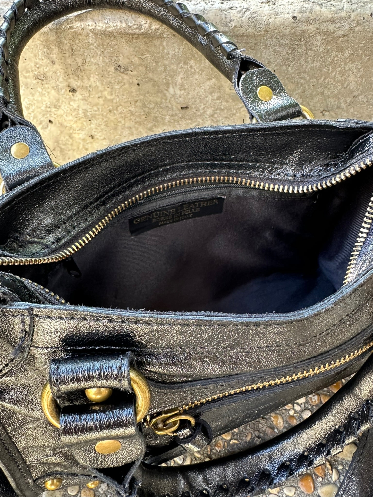 Adele Mini Cuir Irisé S