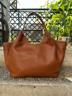     Sac Francesca en cuir grainé vue de face