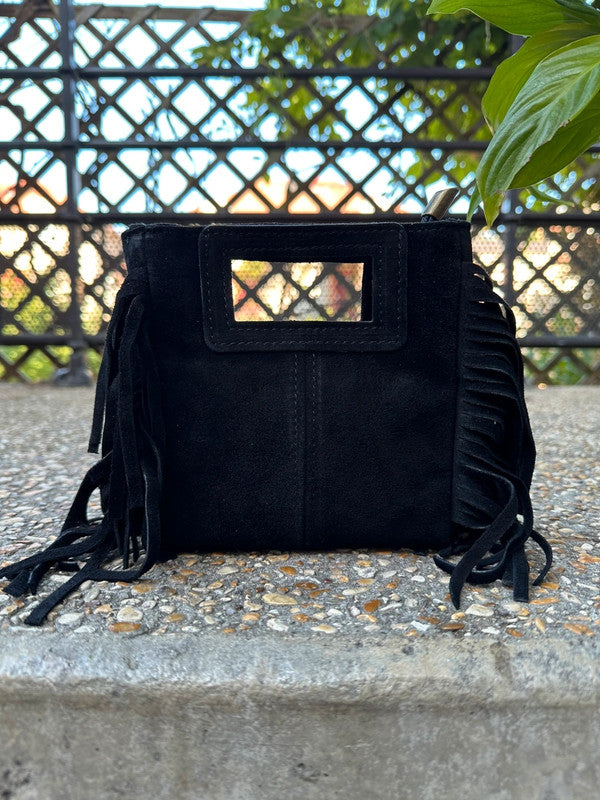     Sac Isabella Mini cuir suédé vue de face