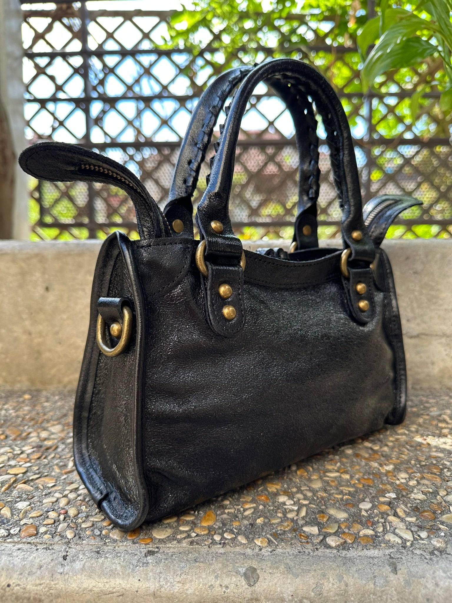 Adele Mini Cuir Irisé S