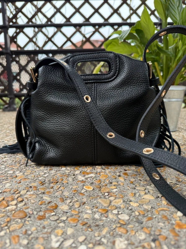     Sac Sofia cuir grainé vue de face
