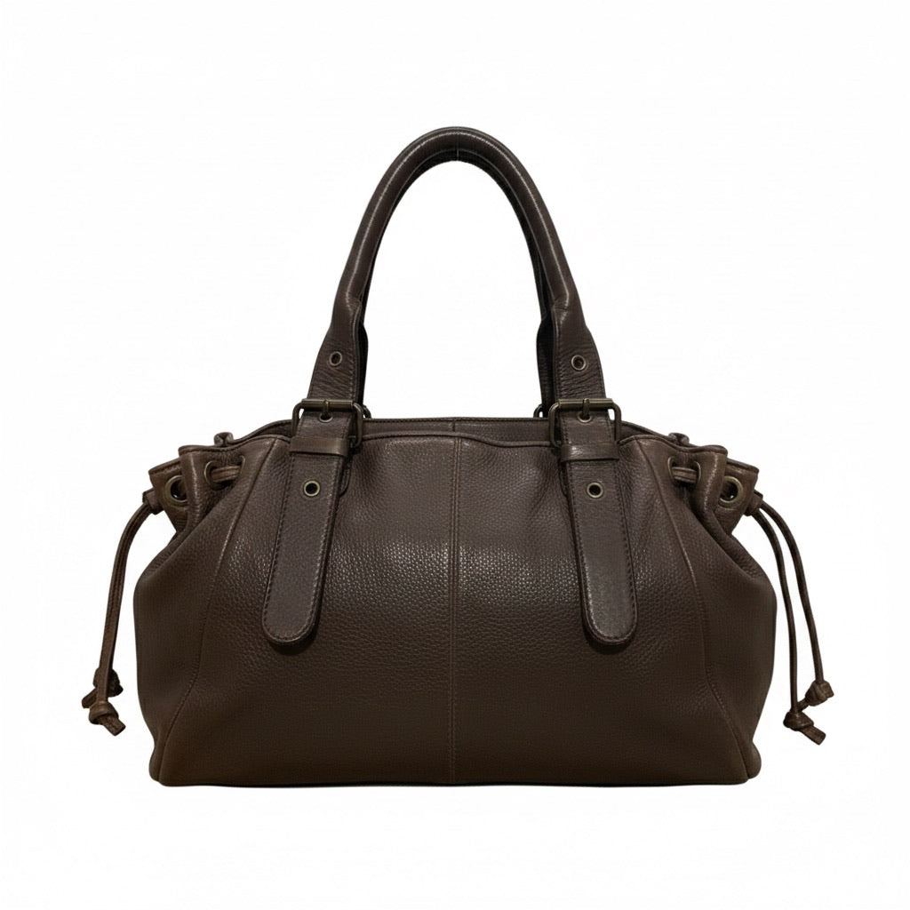     Sac Giulia cuir délavé vue arrière