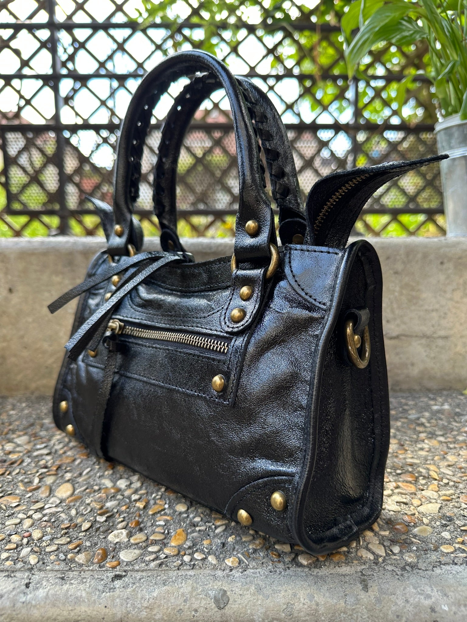 Adele Mini Cuir Irisé S