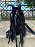     Sac Isabella Mini cuir irisé vue de profil