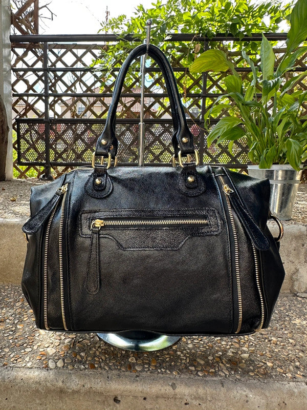     Sac Chiara cuir irisé vue de face