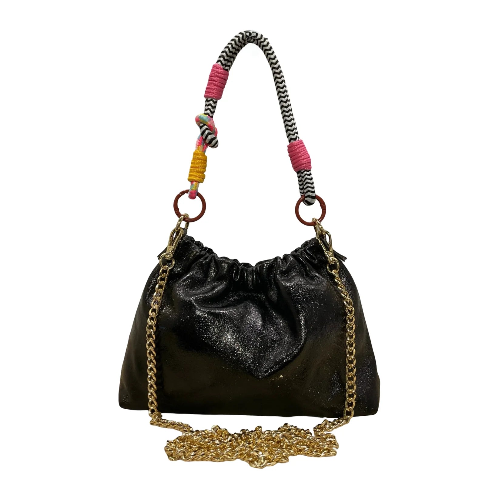     Sac Agata coloris Noir avec cordon interchangeable
