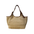 Raffaella XL Raphia et Cuir