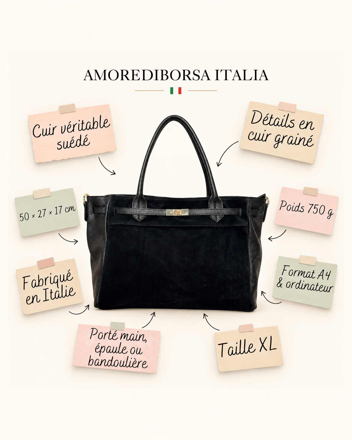 Allegra Cuir Suédé