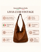 Livia Cuir Vintage