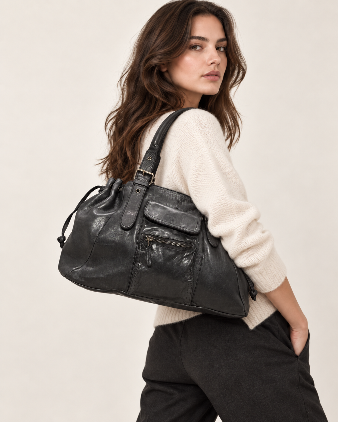 Marcella XL Cuir Vintage
