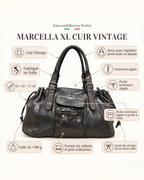 Marcella XL Cuir Vintage