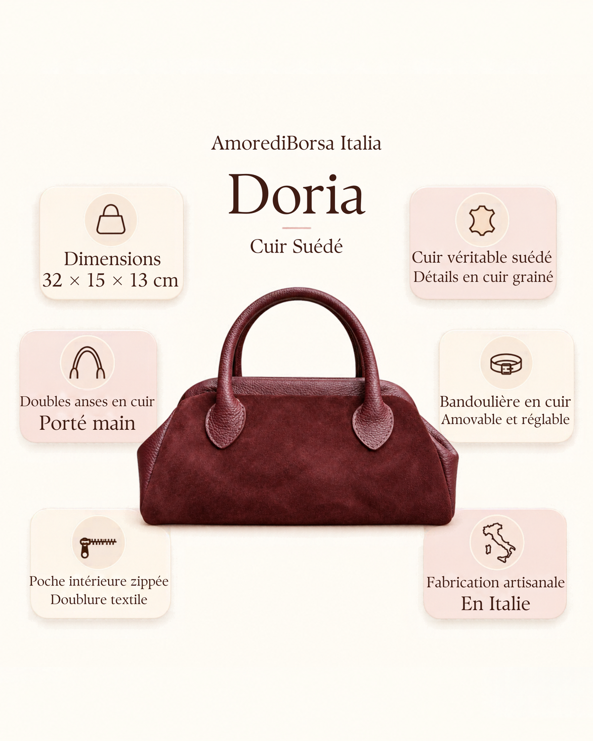 Doria Cuir Suédé