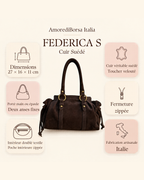 Federica S Cuir Suédé