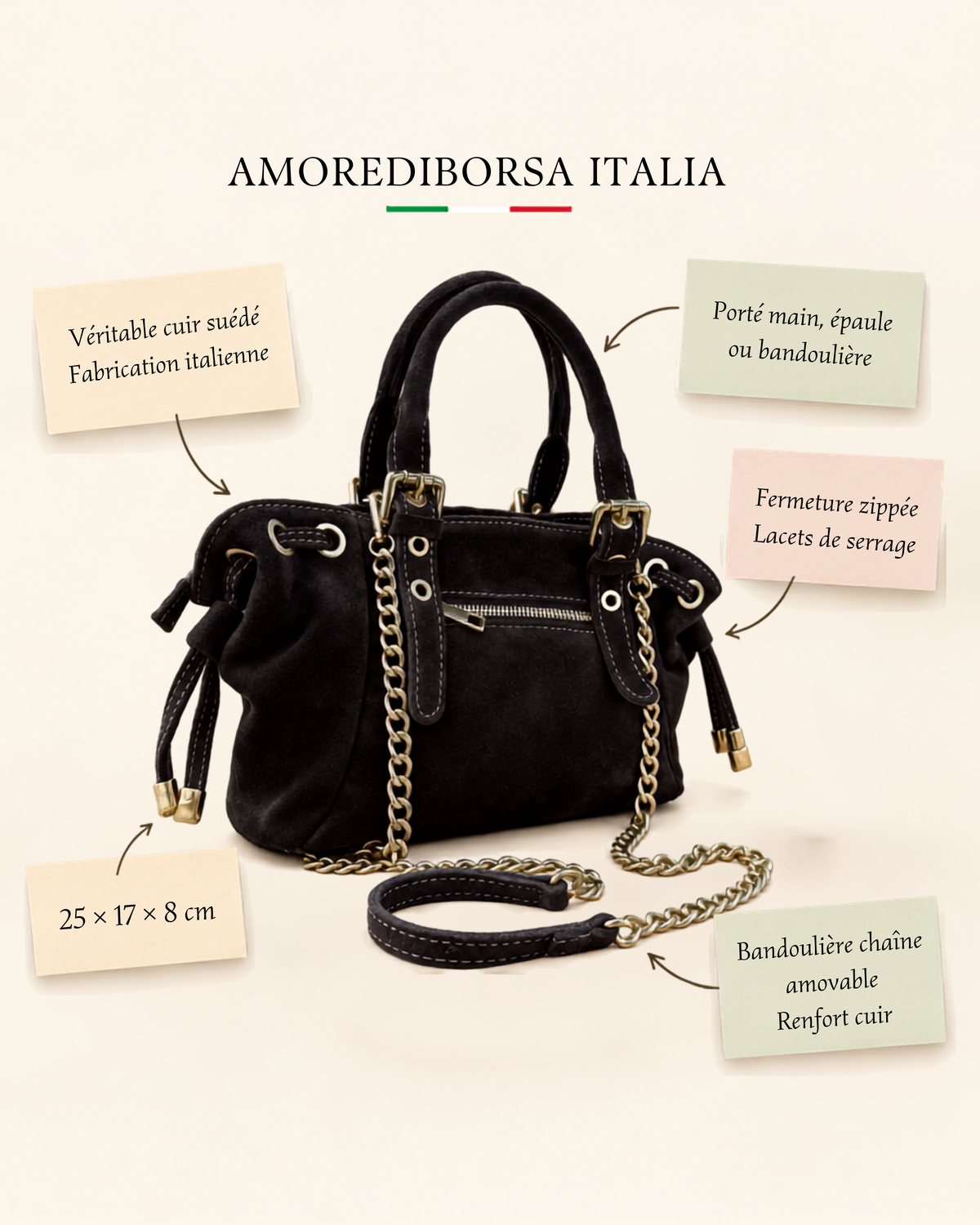 Giulia S Cuir Suédé