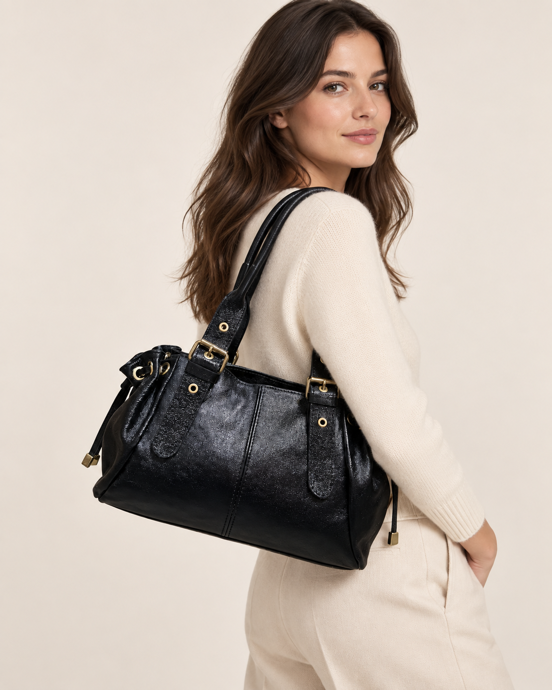 Giulia L Cuir Irisé
