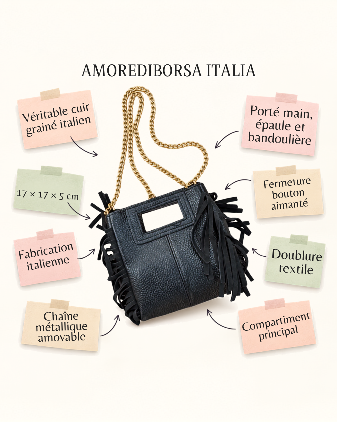 Isabella S Cuir Grainé