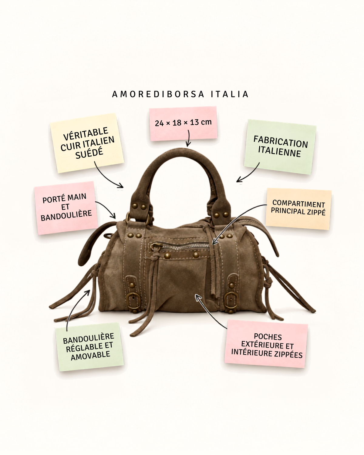 Aurora S Cuir Suédé