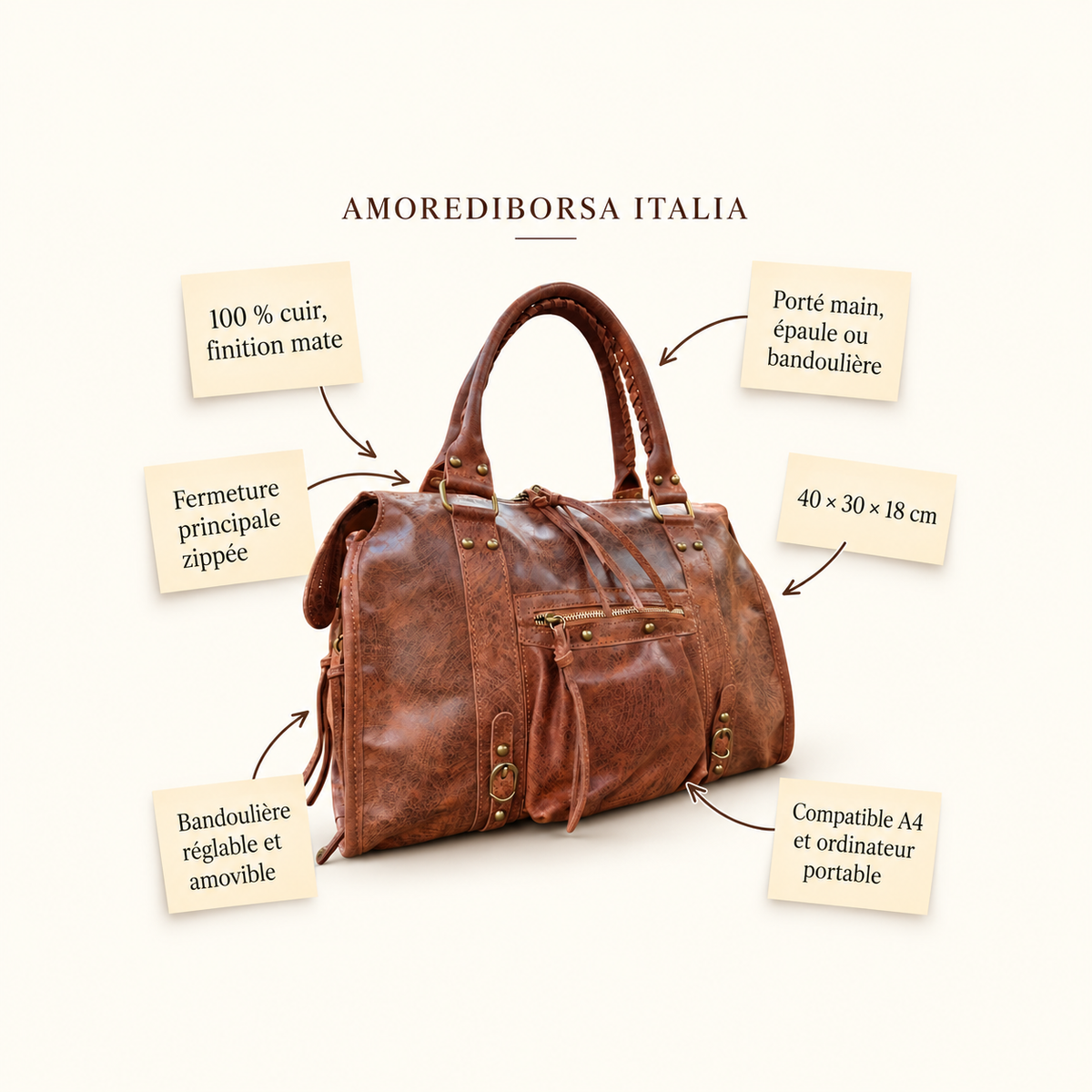 Aurora L Cuir Mat